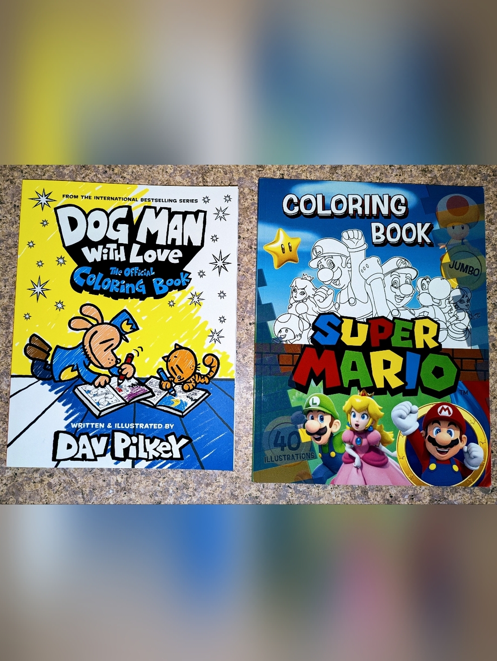 Lot of 2 Coloring & Activity Books